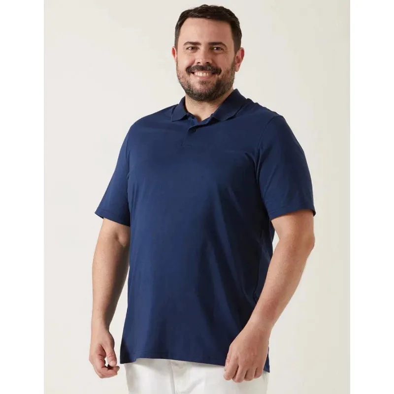Camisa Polo Malha Malwee Masculina Plus Size