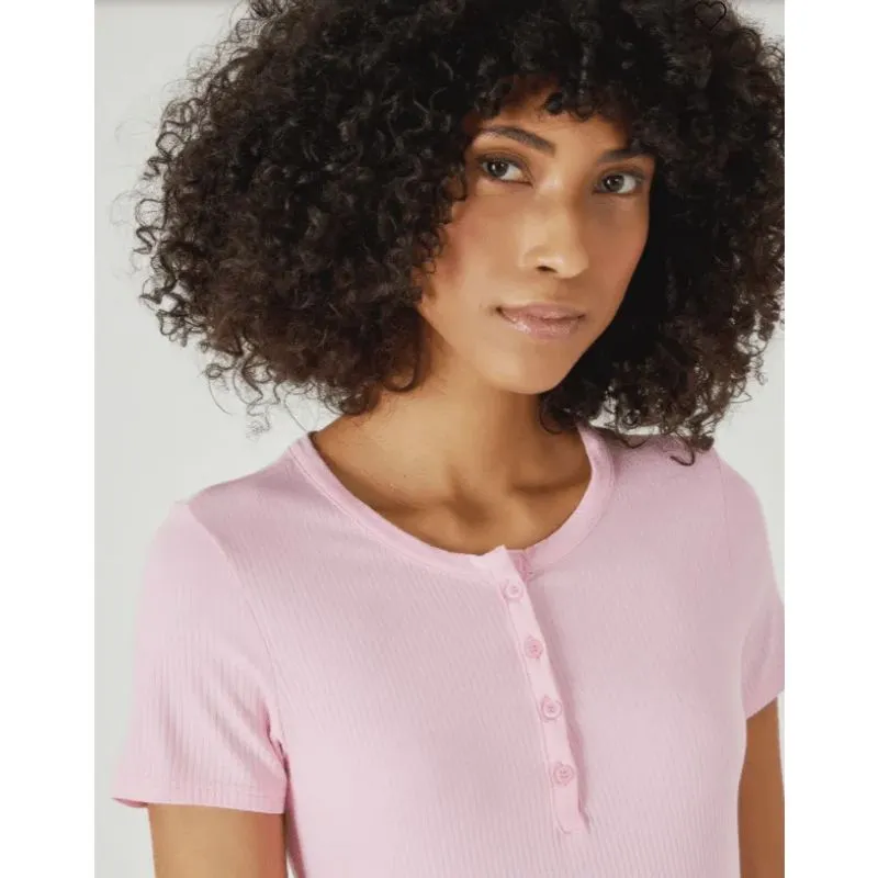 Blusa Feminino Viscose Stretch Canelada Manga Curta 70953 - Malwee