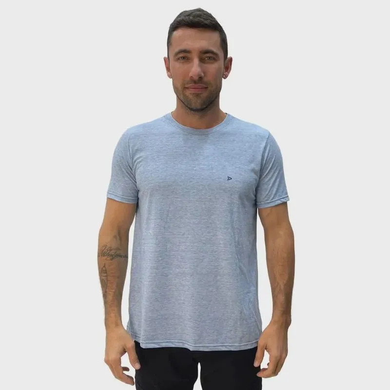 Camiseta Malwee Manga Curta Mescla Masculina