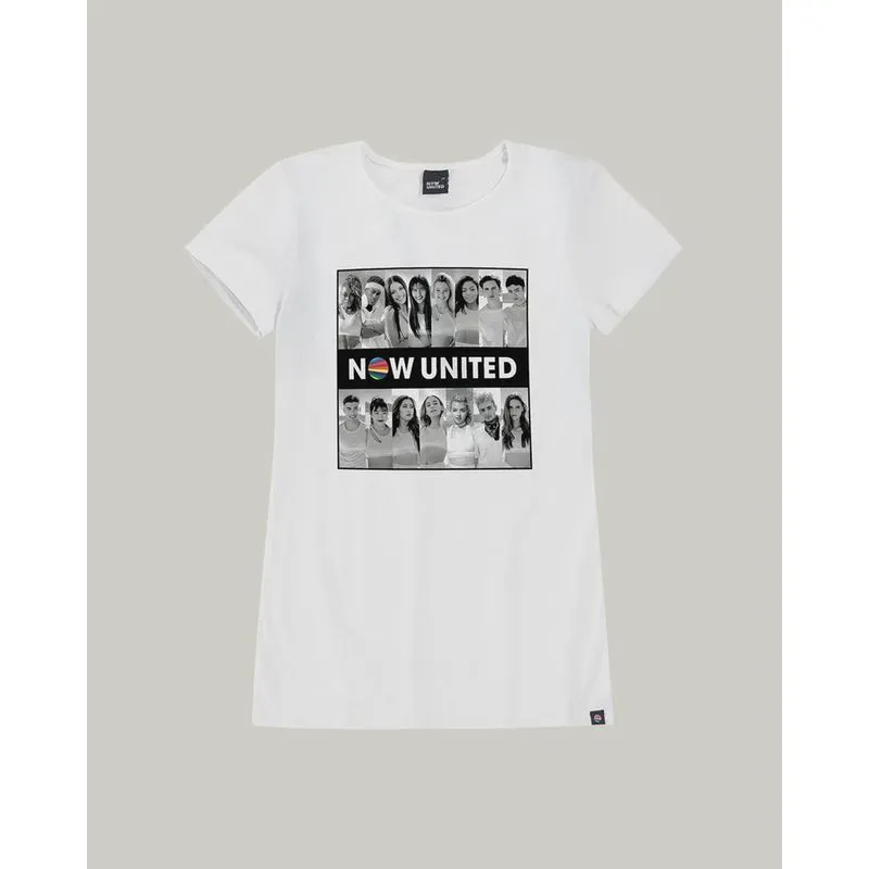 Blusa Manga Curta Juvenil Now United Malwee