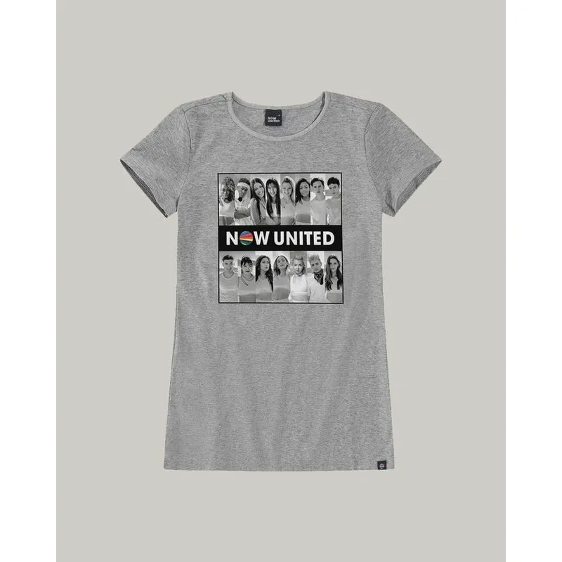 Blusa Manga Curta Juvenil Now United Malwee