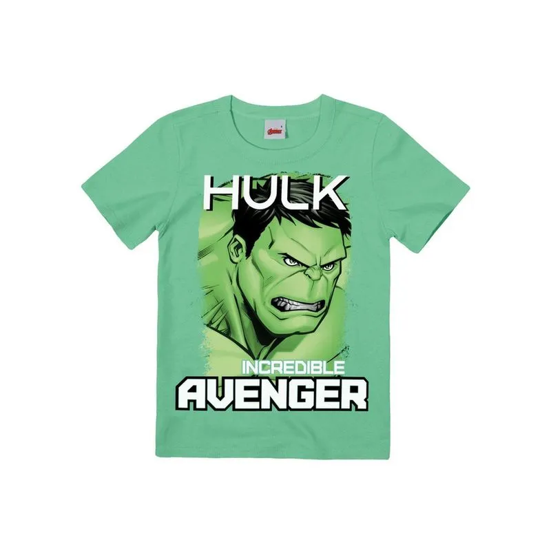 Camiseta Hulk Vingadores Malwee Kids