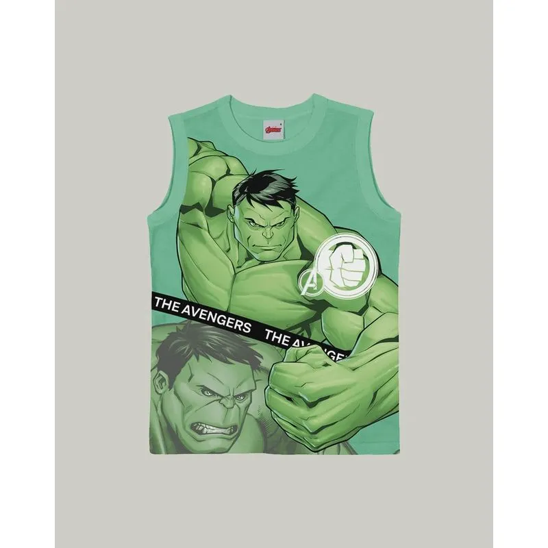 Camiseta Regata Infantil Vingadores 4 ao 8 Malwee