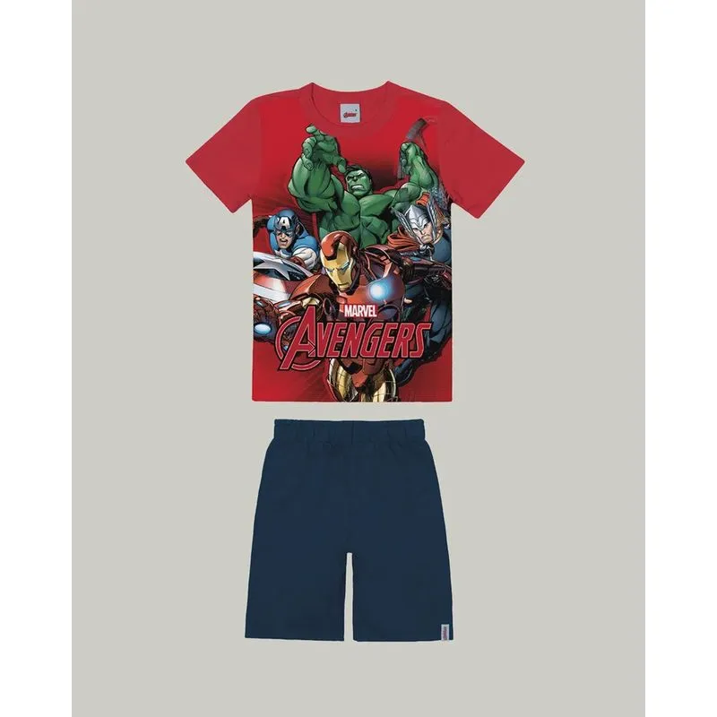 Conjunto Infantil Vingadores Malwee 10 ao 12