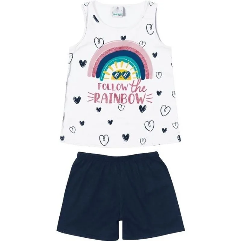 Pijama Infantil Regata Menina Malwee 4 ao 8