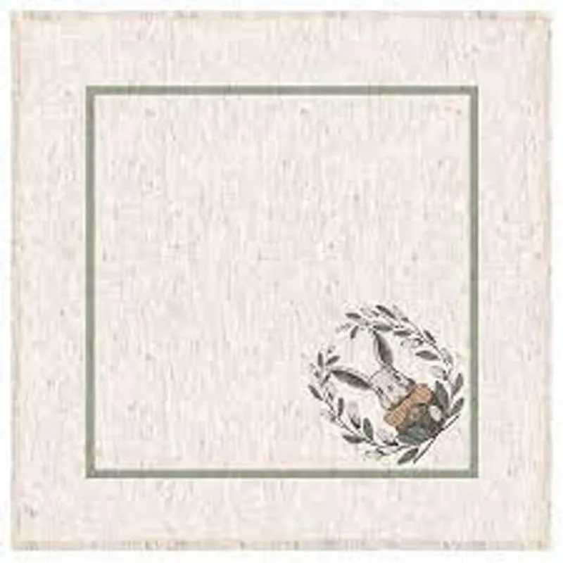 Guardanapo Linho Páscoa 42x42 - Decortextil