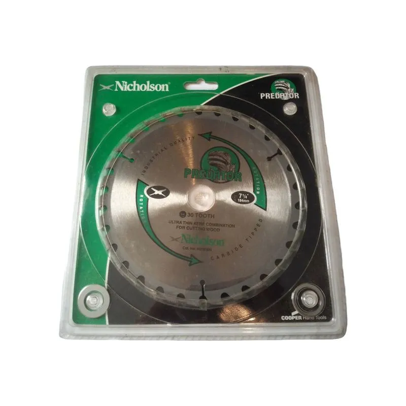 Serra Circular Widea Madeira 180mm 7 1/4 30 Dentes Nicholson