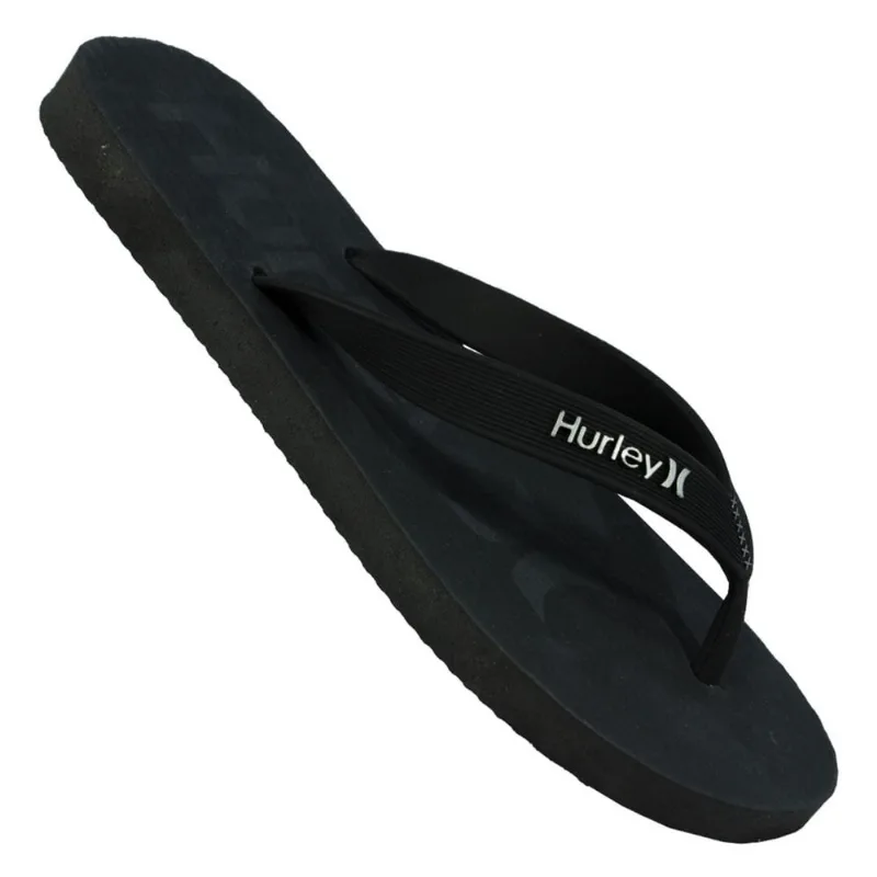 Chinelo Hurley Machine Masculino Preto 44