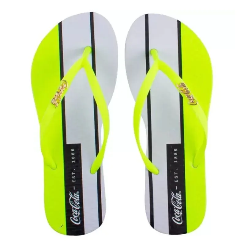 Chinelo Coca Cola Shoes Daytona Feminino 38 / Branco