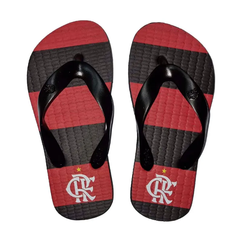 Chinelo Flamengo Kids Manto 1 2022 Preto/Preto Preto 31/32