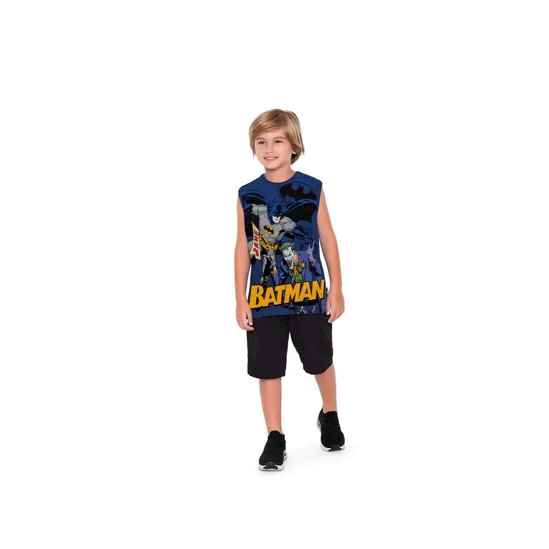 Camiseta Regata - Batman Preto 8