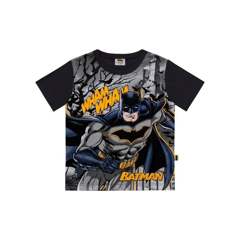 Camiseta Infantil - Batman Preto 2