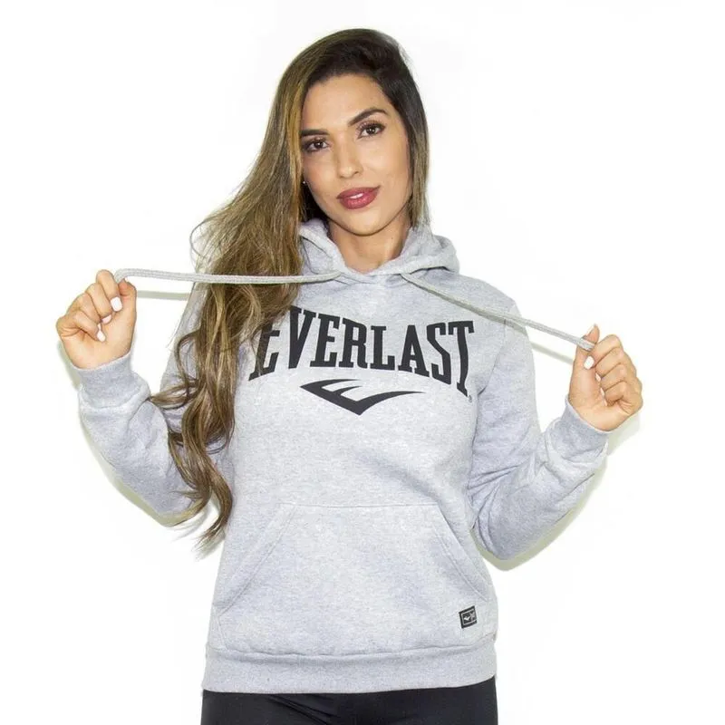 Moletom feminina Everlast, cinza, PP