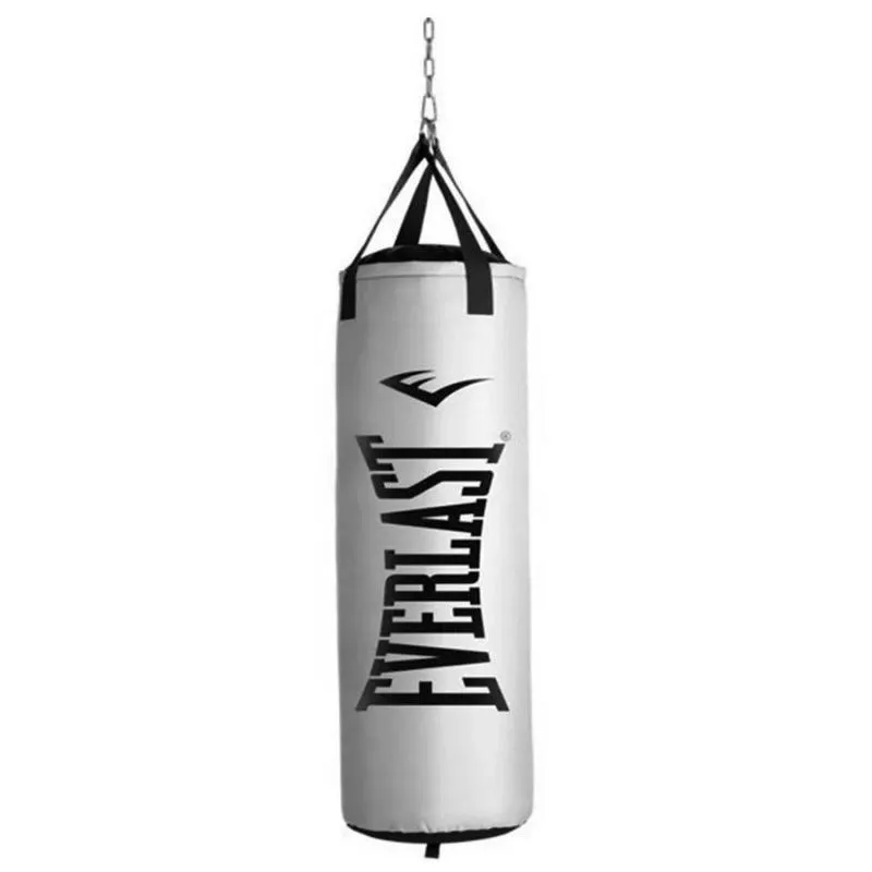 Saco Boxe Pancada Everlast 80lb. Vazio 101x33cm Cinza