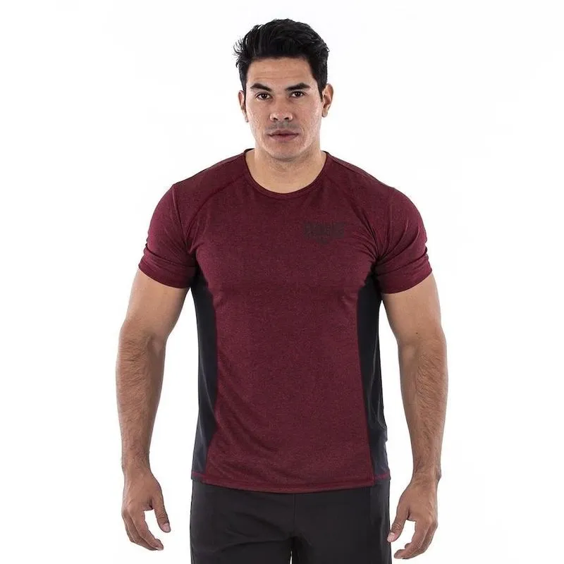 Camiseta Everlast Masculina CEMA54A - Workout Bordô e Preto