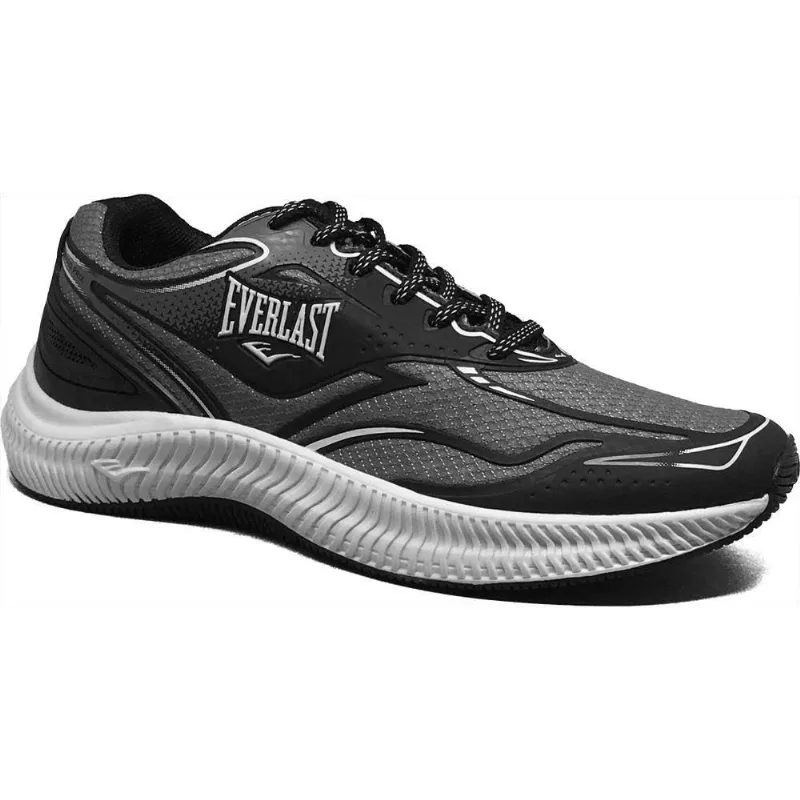 Tenis Everlast Grand Prix Preto/Branco Masculino