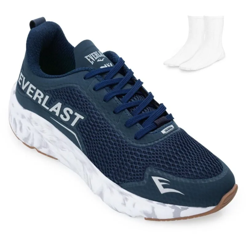 Tênis Everlast Cave Runner e Meia EV22-SEUA121D 38 / Marinho/Cinza