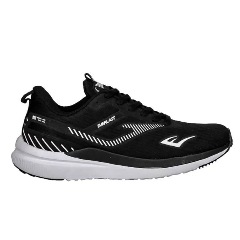 Tênis Everlast Gym Unissex Preto Branco - Everlast