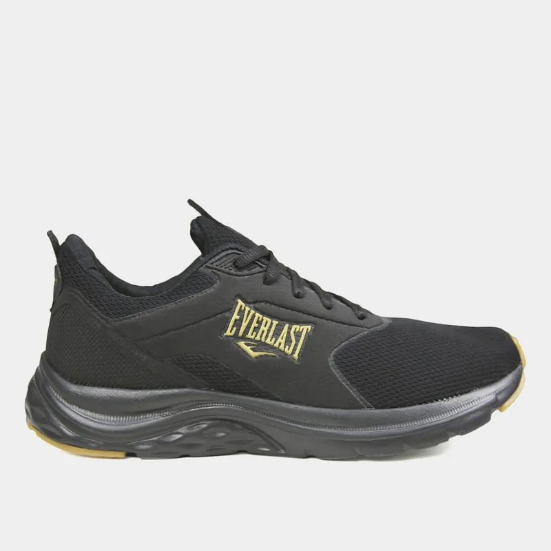 Tênis Everlast City III Masculino - Masculino - Preto+Dourado