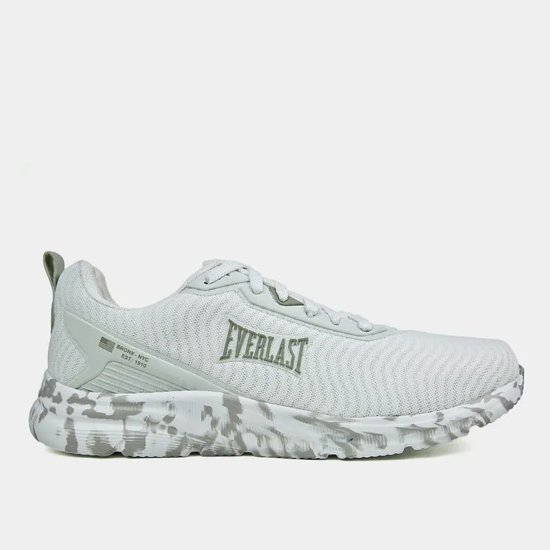 Tênis Everlast Racer II - Unissex - Branco+Chumbo