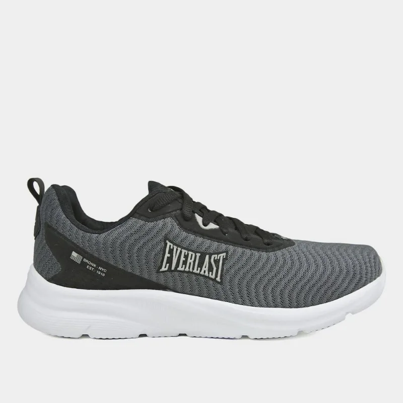 Tênis Everlast Racer II - Unissex - Cinza+Preto