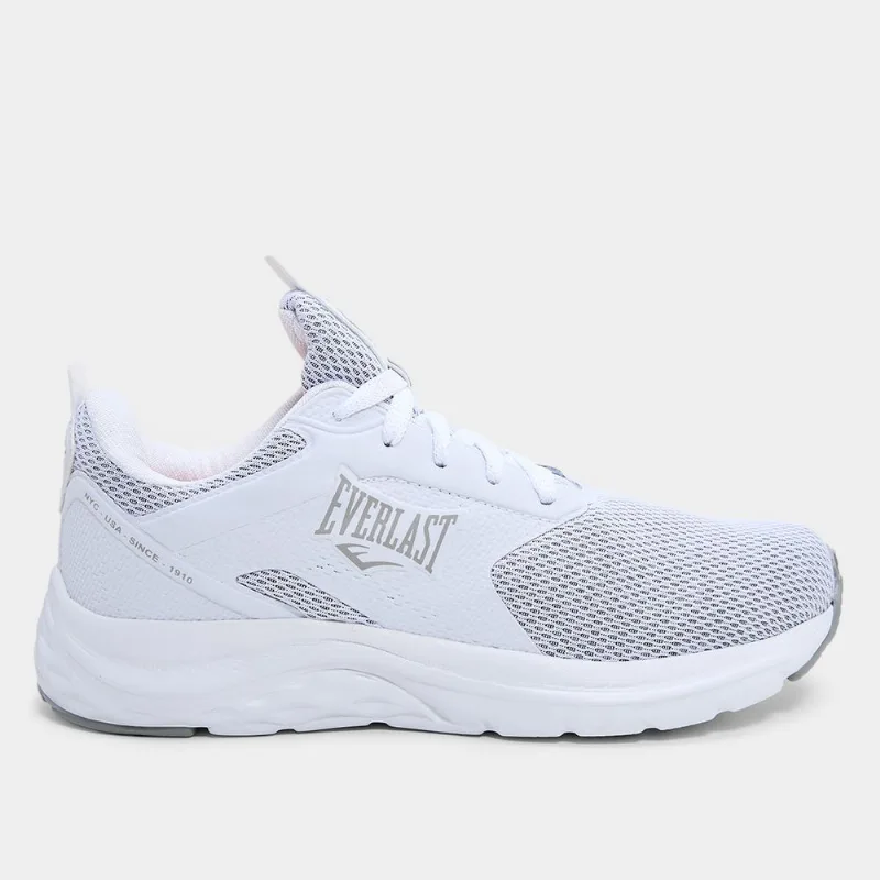 Tênis Everlast City III - Unissex - Branco+Cinza