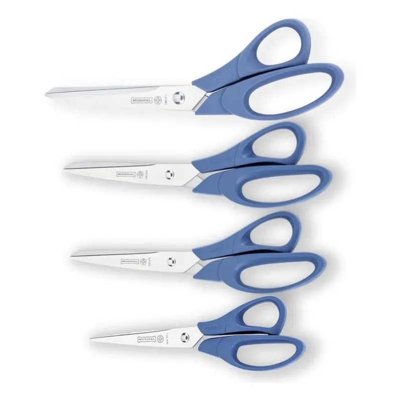 3x Kit Com 4 Tesouras Multiuso Corte Fácil - Mundial