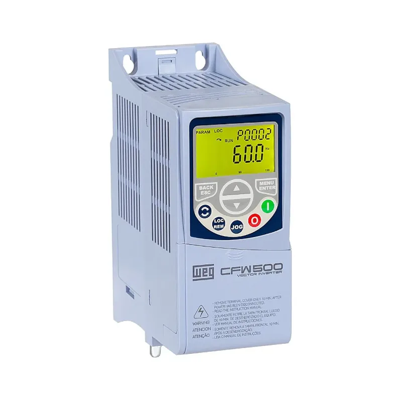 Inversor de Frequência Weg CFW500A01P0T4NB20 1A 0,25CV 380/440V Trifásico
