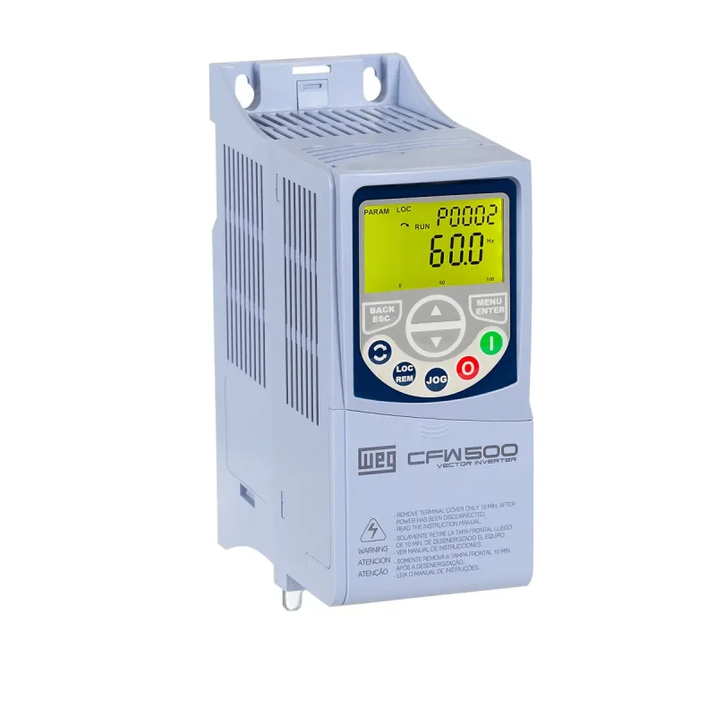 Inversor de Frequência CFW500 Trifásico 380-480Vac, Potência de 1,5CV/1kW