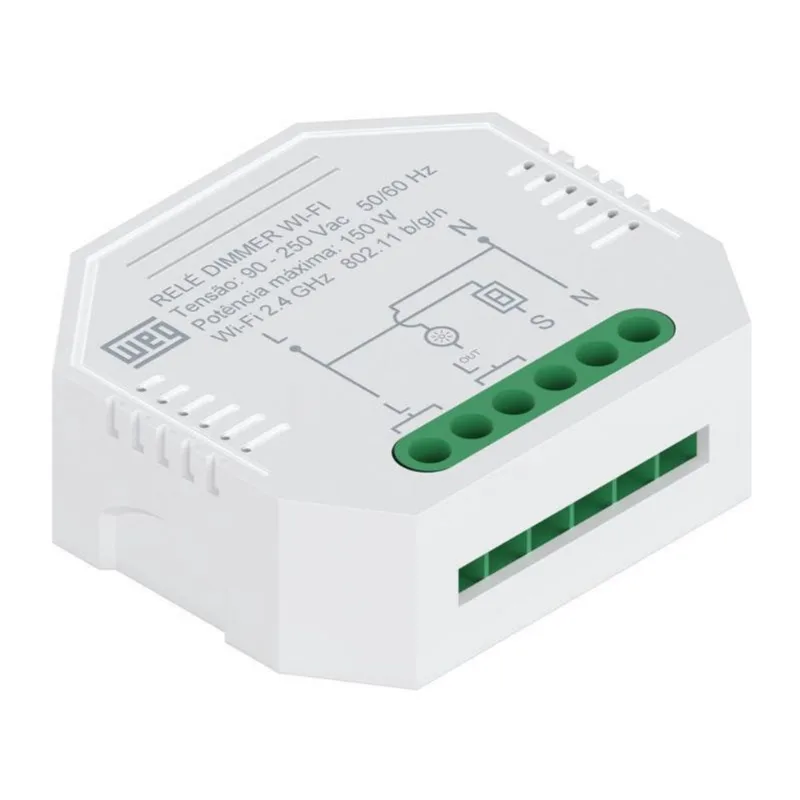 Modulo Dispositivo Rele Dimmer Smart Wifi Embutir Weg