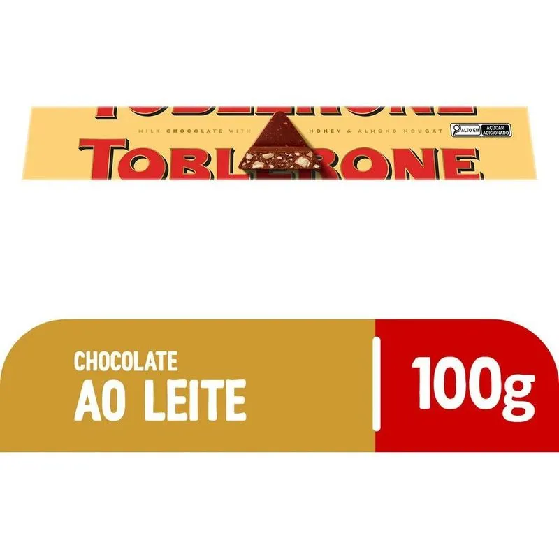 5x Chocolate Toblerone Ao Leite 100g