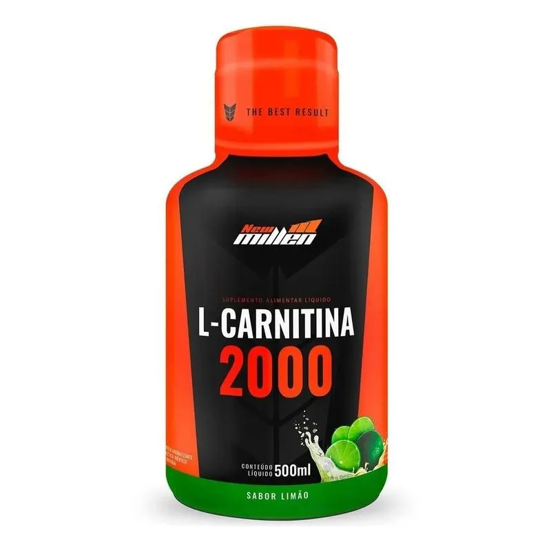 Suplemento Em Líquido New Millen L-carnitina Sabor Limão De