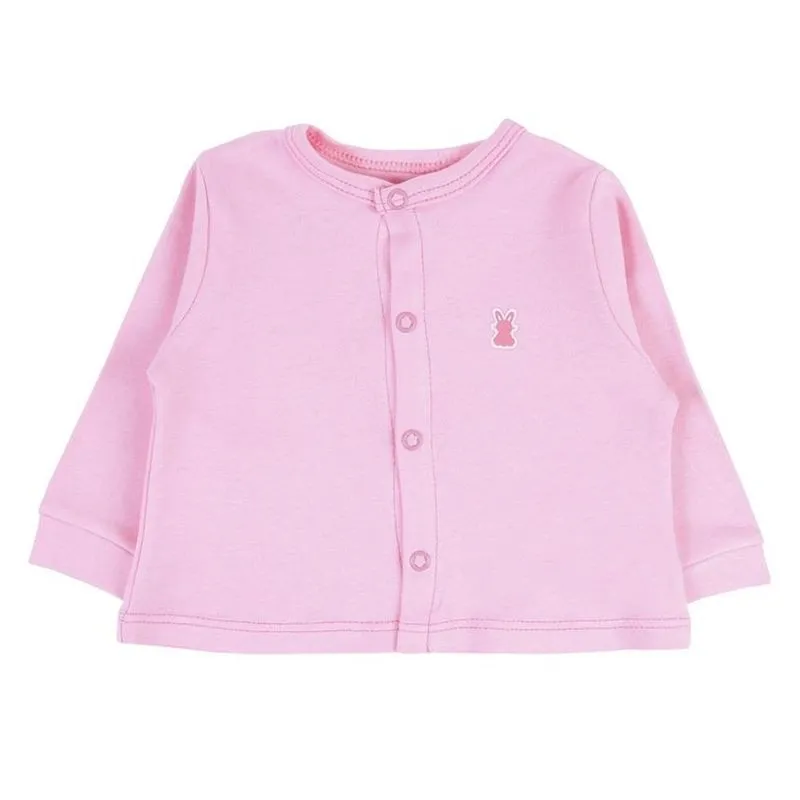 Casaco Manga Longa Bebê Kiko Baby M Rosa Liso (MP)