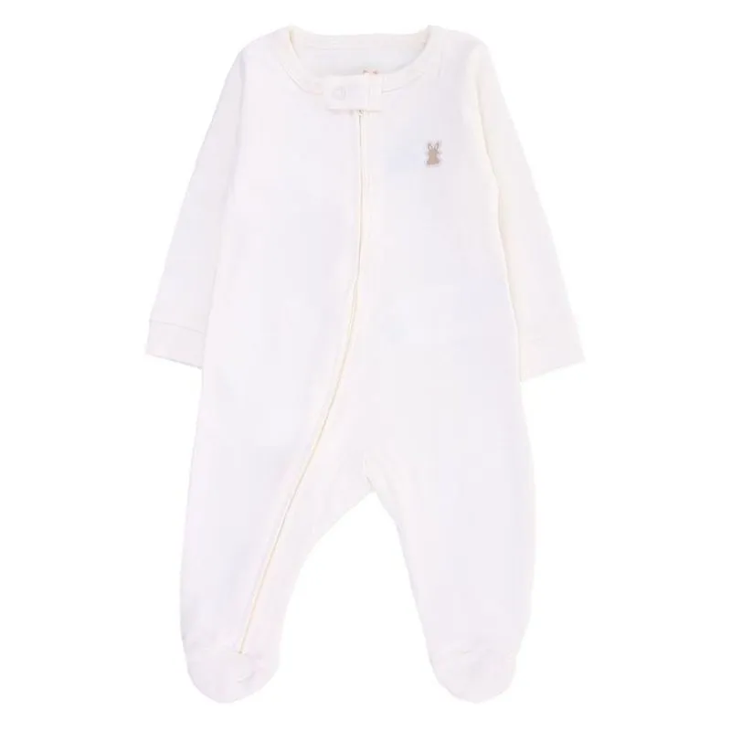 Macacão Longo Timeless P Zíper Lateral Off White (MP)