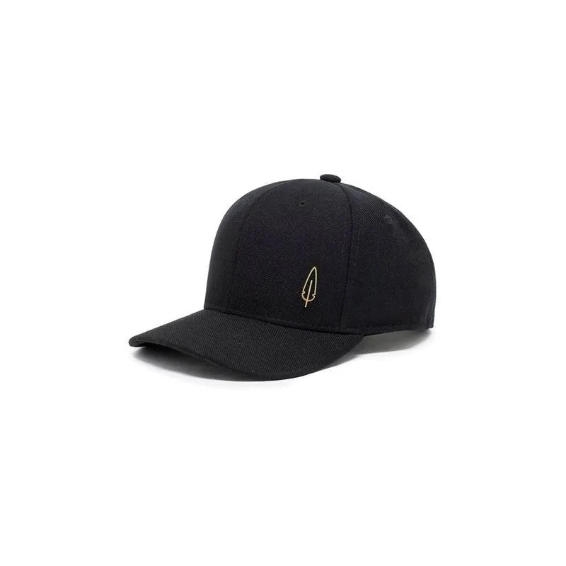 BONE PENA DOURADO TERMO PRETO