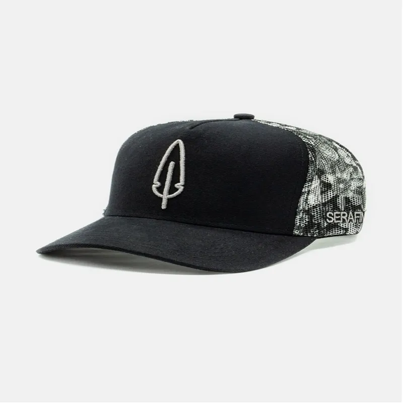BONE TRUCKER PRETO TELA FLORAL