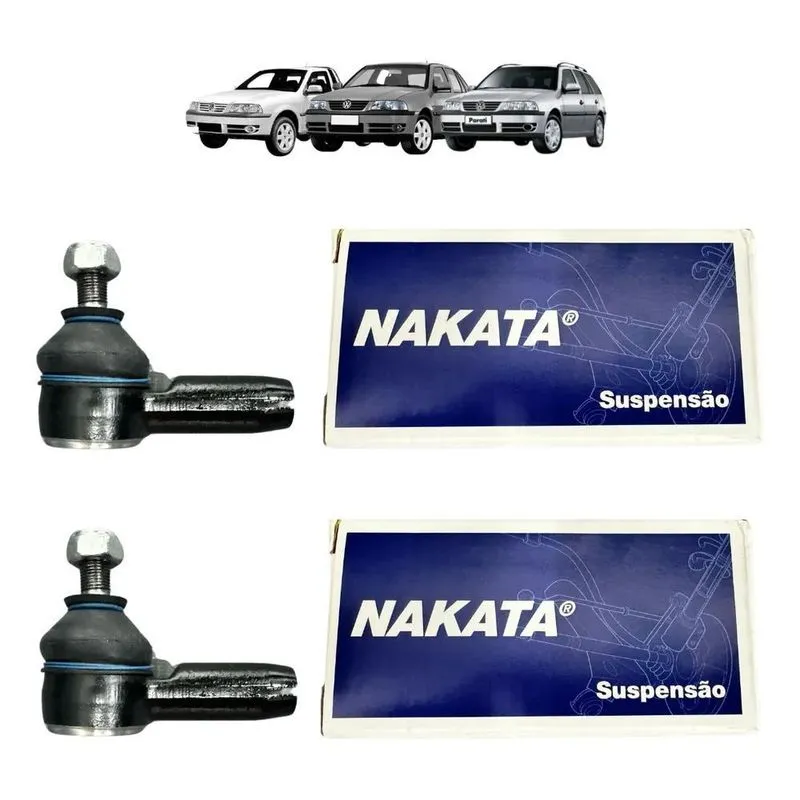 Par Terminal Direção Hidraulica Gol G1 G2 G3 G4 Nakata N183