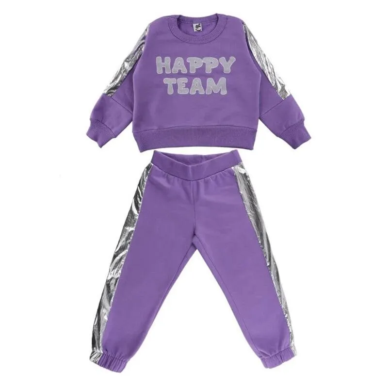 Conjunto Infantil Kookabu Moletom 1 Roxo (MP)