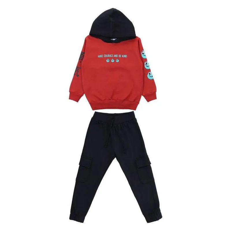 Conjunto Infantil Kookabu Moletom 10 Terracota (MP)