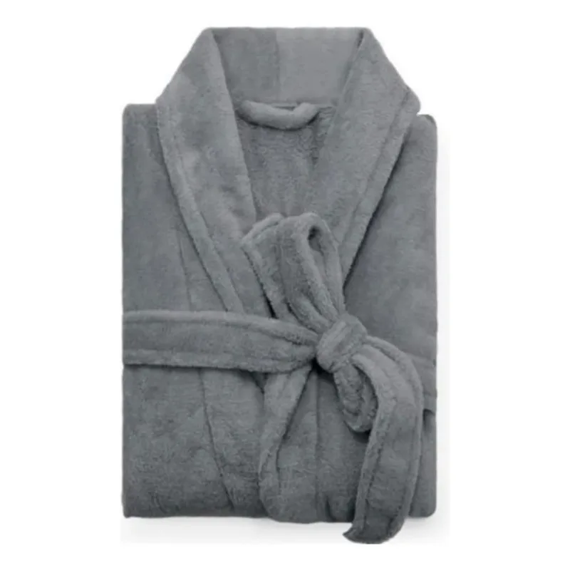 Roupão Feminino E Masculino De Microfibra De Inverno Unissex