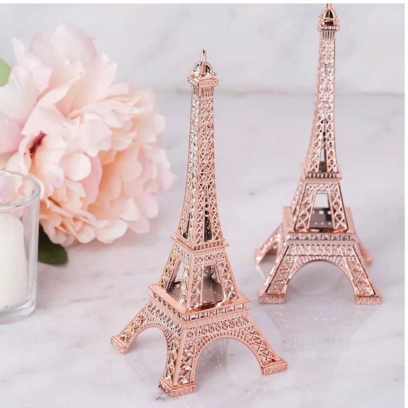 Escultura Torre Eiffel 25 Cm Zinco Medieval Decoração França
