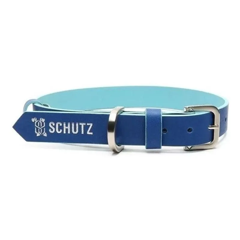 Coleira cachorro schutz pets collection - azul * original com nf