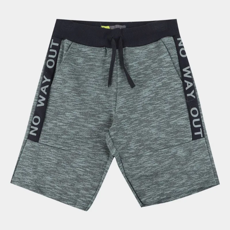 Bermuda Moletom Infantil Lemon No Way Out Masculina - Menino - Verde