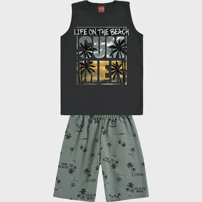 Conjunto Infantil Preto 110992 - Kyly