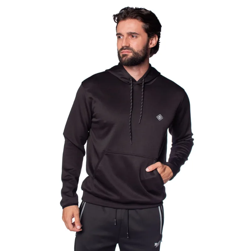 Blusão Masculino Nicoboco Canguru Malha Preto - M