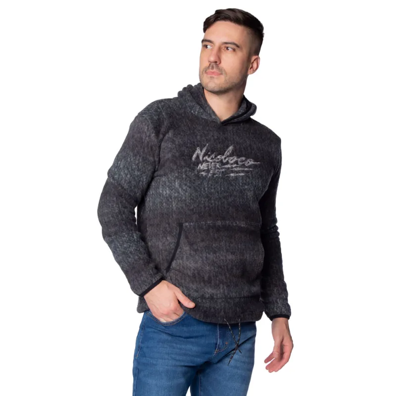 Blusão Masculino Nicoboco Soft com Capuz Preto - M