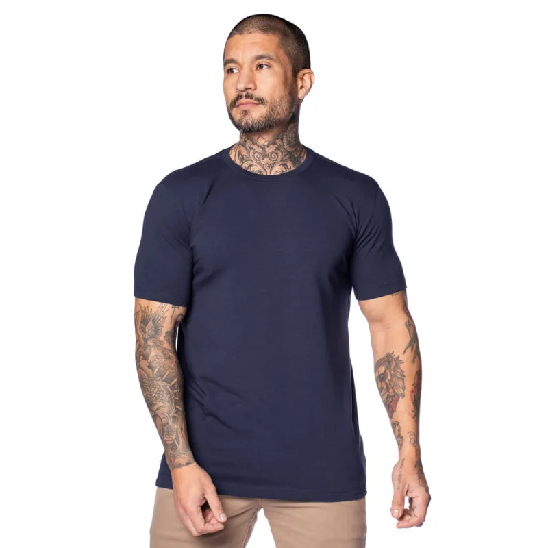 Camiseta Masculina Nico Boco Básica Lisa Marinho - M