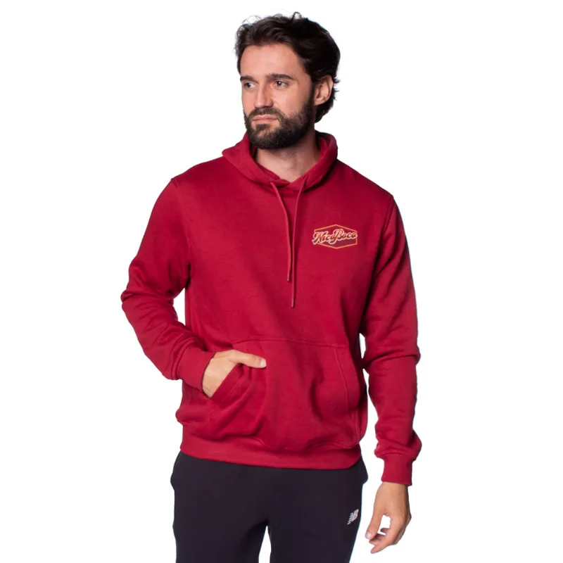 Blusão de Moletom Masculino Nicoboco Canguru Vermelho - M