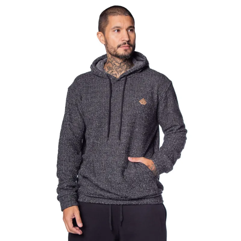 Blusão Masculino Nicoboco Canguru Mesclado Preto - G
