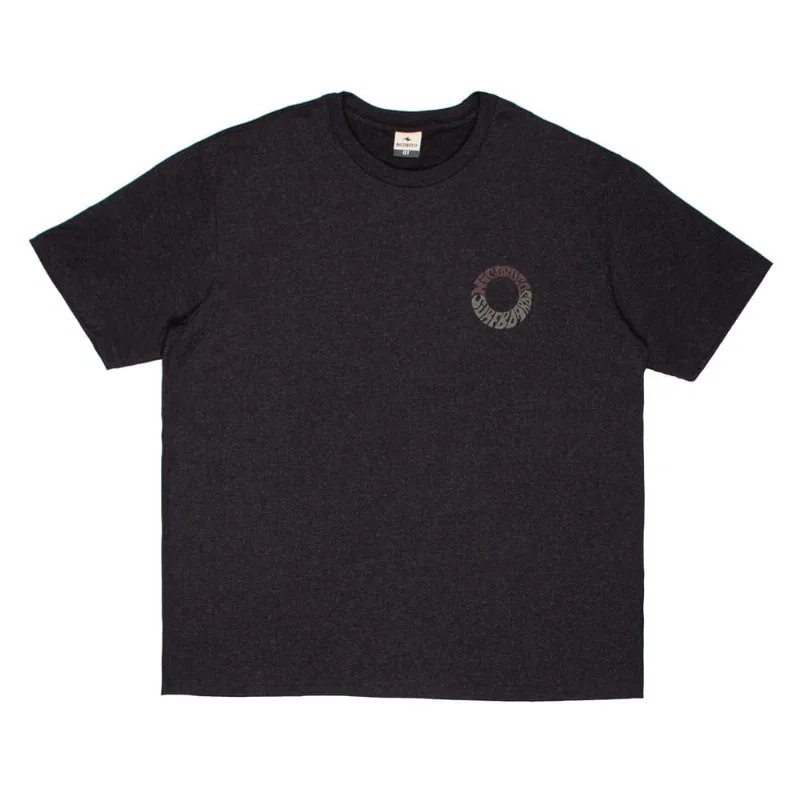 Camiseta Masculina Nicoboco Plus Size Estampada Surfboards Preto Mescla - G2
